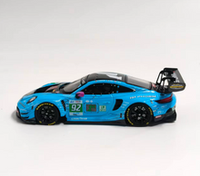 Load image into Gallery viewer, TH 1:64 Blue 911 GT3 R #92 Sports Model Diecast Metal Car New Collection
