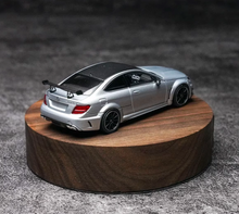 Load image into Gallery viewer, CG 1:64 Silver C63 BS Coupe W204 Widebody Sports Model Diecast Metal Car New Collection
