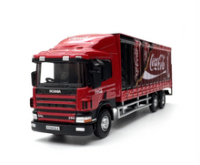 Load image into Gallery viewer, 1:76 Red Scania 94D 6 Wheel Delivery Truck Model Diecast Metal Car Box New Collection
