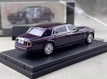 Load image into Gallery viewer, SW 1:64 Purple Phantom VII 7 Luxury Classic Sedan Model Diecast Metal Car New Collection

