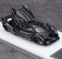 Load image into Gallery viewer, LMF 1:64 Black Carbon Devel 16 Racing Sports Model Diecast Metal Car New Collection
