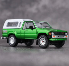 Load image into Gallery viewer, GCD 1:64 1985 Green Hilux Xtra Cab Pickup Truck Model Diecast Metal Car New Collection
