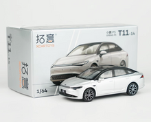 Load image into Gallery viewer, XCARTOYS 1:64 Silver Xpeng P5 EV Vehicle Sedan Model Diecast Metal Car
