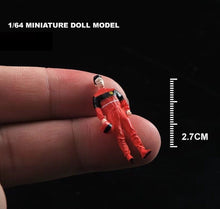 Load image into Gallery viewer, 1:64 Painted Figure Mini Model Miniature Car Scenes Resin Toy Racing Racer Man
