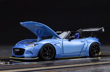 Load image into Gallery viewer, YM 1:64 Blue Miata MX5 Pandem Roadster Convertible Model Diecast Resin Car New
