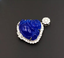 Load image into Gallery viewer, Nature Jade Laughing Buddha Pendant Necklace Gift Jewelry charm Blessing New F
