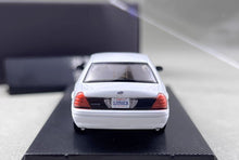 Load image into Gallery viewer, Rollin 1:64 White CV CROWN VICTORIA Police Model Diecast Metal Car New Collection
