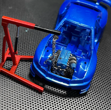 Load image into Gallery viewer, 1:64 GTR R34 Parts RB26 Engine Lifting Bracket Garage Scene Model Resin Car

