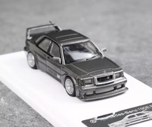 Load image into Gallery viewer, BSC 1:64 Gray 190E EVO II W201 Sedan Sports Model Diecast Metal Car New Collection
