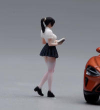 Load image into Gallery viewer, 1:64 Painted Figure Model Miniature Resin Diorama Pretty Girl Beauty Mini Skirt
