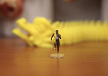Load image into Gallery viewer, 1:64 Painted Figure Model Miniature Resin Diorama Track And Field Athlete Runner
