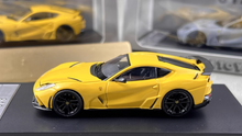 Load image into Gallery viewer, LT 1:64 Yellow 812 Novitec N-Largo Racing Sports Model Diecast Metal Car New Collection
