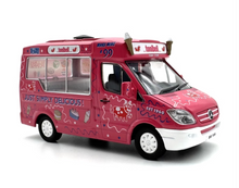 Load image into Gallery viewer, OXFORD 1:43 Pink Benz Ice Cream Cart Van Truck Classic Model Diecast Metal Car New
