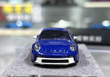 Load image into Gallery viewer, 1:64 DPM Albert Blue 911 992 ST Sports Model Diecast Resin Car New Collection
