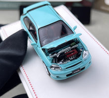Load image into Gallery viewer, FH 1:64 Blue JDM Civic Type R EK9 Hatchback Sports Model Diecast Metal Car New Collection
