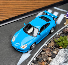 Load image into Gallery viewer, Tarmac 1:64 Blue 911 GT3 Type 996 Sports Model Diecast Metal Car New Collection

