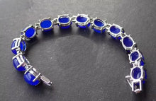Load image into Gallery viewer, Nature Jade Beaded Bracelet Jewelry Blessing Lucky Fortune Gift For Her Blue gg
