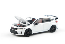 Load image into Gallery viewer, XCARTOYS 1:64 JDM White Honda Civic Type R FL5 Racing Sports Model Toy Metal Car BN
