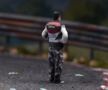 Load image into Gallery viewer, 1:64 Painted Figure Model Miniature Resin Sand Diorama Racer Driver Man Boy
