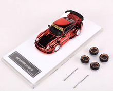 Load image into Gallery viewer, FS 1:64 Fast Speed Red RWB 993 GT Racing Sports Model Diecast Metal Car New Collection
