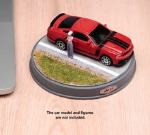 Load image into Gallery viewer, 1:64 Painted Car Model Base Miniature Diorama Roadside Sand Scenario Grassland
