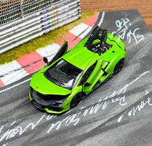 Load image into Gallery viewer, HH 1:64 Green Revuelto Racing Sports Open Model Diecast Metal Car New Collection
