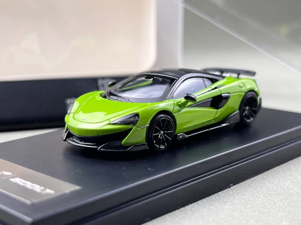 LCD 1:64 Green Mclaren 600LT Racing Sports Model Diecast Metal Car New Collection