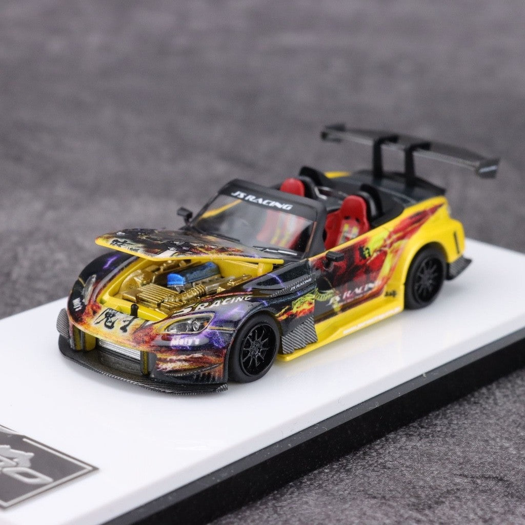 MT 1:64 APA JDM JS Devil S2000 Racing Sports Model Diecast Metal Car New Collection