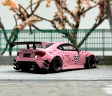 Load image into Gallery viewer, IG 1:64 JDM Pink #23 GT 86 Pandem Racing Sports Model Diecast Metal Car New Collection
