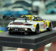 Load image into Gallery viewer, SR 1:64 White Yellow 911 GT3 R #92 Racing Sports Model Diecast Metal Car New Collection
