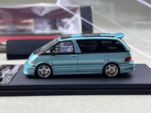 Load image into Gallery viewer, Mortal 1:64 Ice Blue Previa Mini Van MPV Sports Model Diecast Metal Car New Collection
