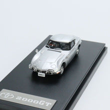 Load image into Gallery viewer, LCD 1:64 Silver Toyota 2000GT Racing Sports Classic Model Toy Diecast Metal Car BN
