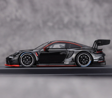 Load image into Gallery viewer, SR 1:64 Black 911 GT3 R Racing Sports Model Diecast Metal Car New Collection
