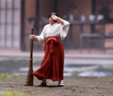 Load image into Gallery viewer, 1:64 Painted Figure Model Miniature Resin Sand Diorama Japanese Girl Woman Lady
