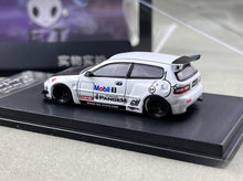 Load image into Gallery viewer, ET 1:64 White Civic Eg6 MK5 Widebody Sports Model Diecast Metal Car New Collection
