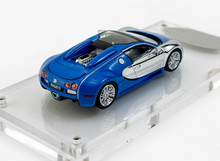 Load image into Gallery viewer, Mortal 1:64 Plating Silver Blue Veyron SS Sports Model Diecast Metal Car New Collection
