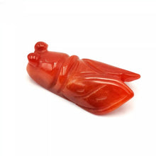Load image into Gallery viewer, Nature Cicada Jade Pendant Necklace Gift Jewelry charm Blessing Lucky Fortune e
