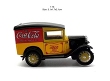 Load image into Gallery viewer, 1:76 Yellow Austin 7 Coke Classic Vintage Model Diecast Metal Car New Collection
