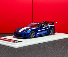 Load image into Gallery viewer, SK 1:64 Blue 599xx EVO #72 Sports Model Diecast Metal Car New Collection
