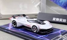 Load image into Gallery viewer, LMF 1:64 White VGT Concept Racing Sports Model Diecast Metal Car New Collection
