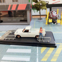 Load image into Gallery viewer, SH 1:64 White Datsun Sunny Pickup Truck Accessory Model Diecast Resin Car
