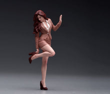 Load image into Gallery viewer, 1:24 Painted Figure Model Miniature Resin Diorama Office Lady Suit Hold Heels
