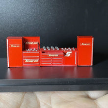 Load image into Gallery viewer, 1:64 Mechanic Tools Table Cabinet Repair Garage Scene Model Resin Display Car
