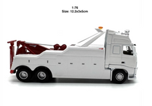 Load image into Gallery viewer, 1:76 White Volvo FH City Rescue Vehicle Tow Truck Model Diecast Metal Car New
