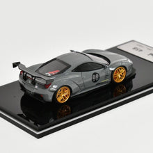 Load image into Gallery viewer, Scalemini 1:64 Gray 458 LBWK Racing Sports Model Diecast Resin Car New
