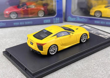 Load image into Gallery viewer, SH 1:64 Yellow LFA Coupe Sports Model Diecast Resin Car New Collection
