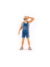 Load image into Gallery viewer, 1:64 Painted Figure Mini Model Miniature Resin Diorama Sand Police Questioning New
