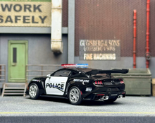 Load image into Gallery viewer, CM 1:64 Mustang GTD Police Coupe Sports Model Diecast Metal Car New Collection
