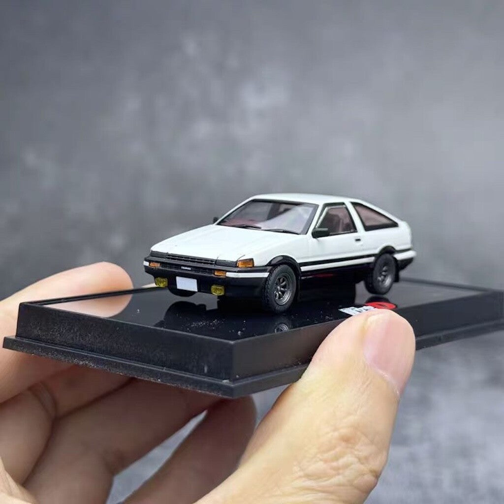 AUTOart 1:64 JDM White AE86 SPRINTER TRUENO Initial D Model Car ABS BN