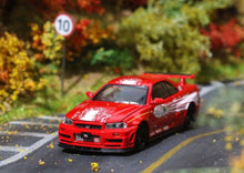 Load image into Gallery viewer, TM 1:64 Skyline GTR R34 Z-Tune NFS Figure Sports Model Diecast Metal Car New Collection
